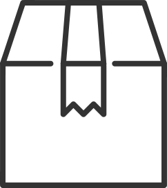 Ilustración de una caja para empaque.